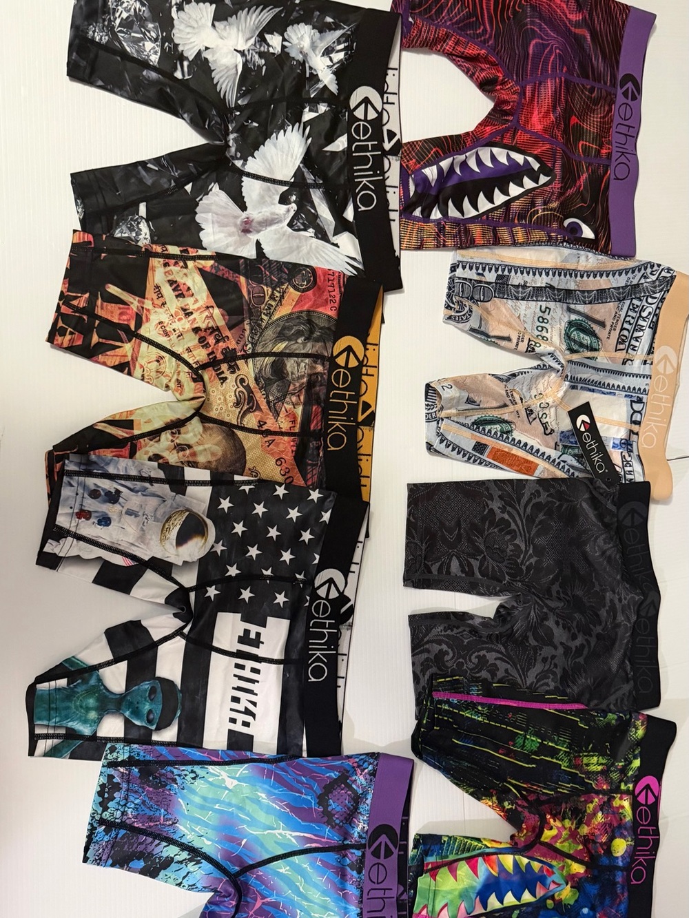 Ethika Mixed Graphic Boxer Briefs - Assorted Bold Prints e3